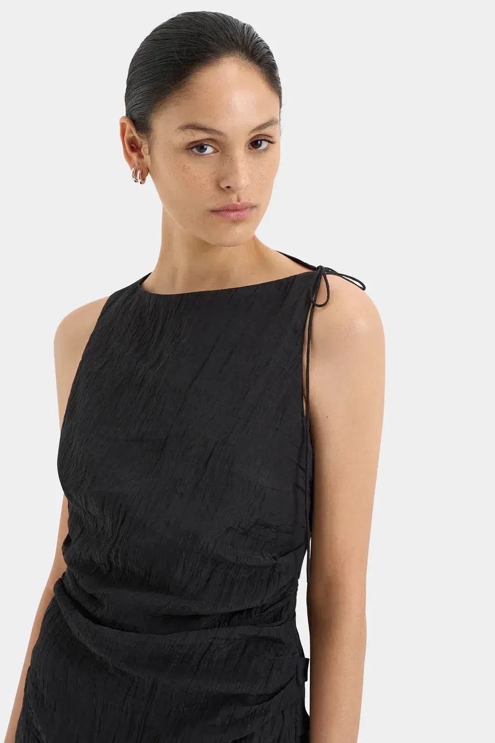 Sir The Label Ligera Mini Dress Black Size 8 photo 5