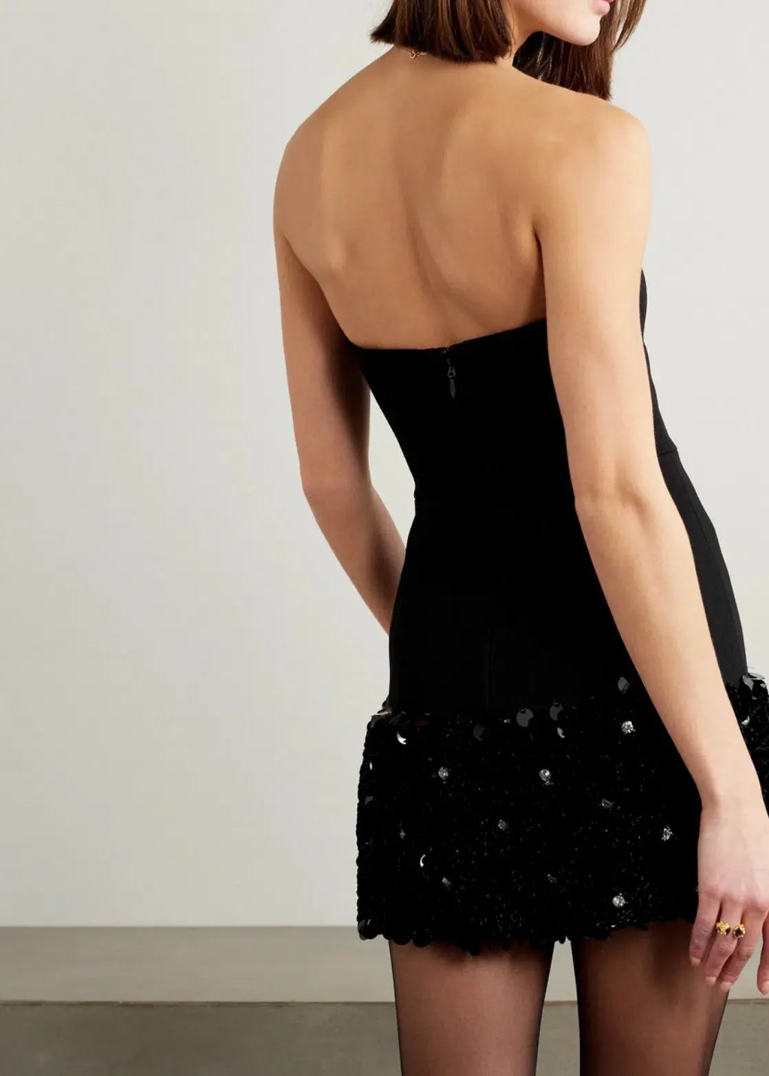 Rebecca Vallance The Elanie Mini Dress Black Size 8 photo 7