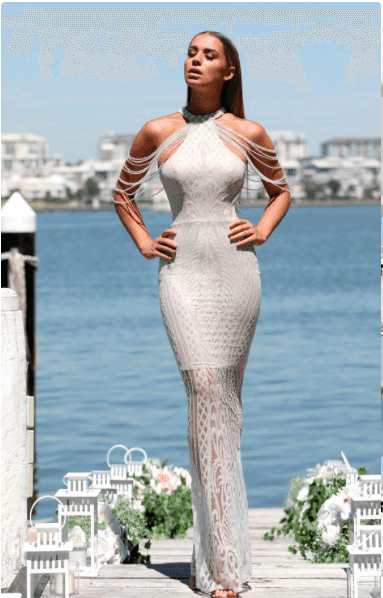 Portia & Scarlett Lily Gown Size 10 photo 3