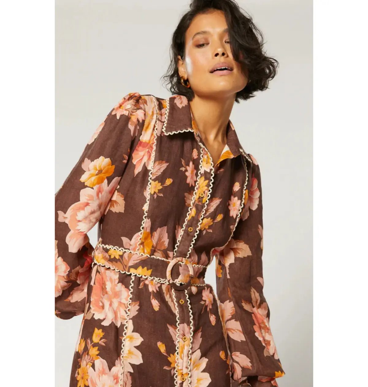 Winona Dahlia Button Maxi Dress Floral Size AU 12 photo 2