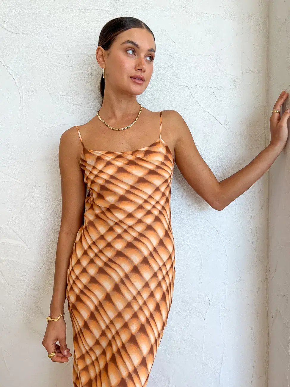 Bec & Bridge Soleil Slip Maxi Dress Print Size 8 / S photo 4