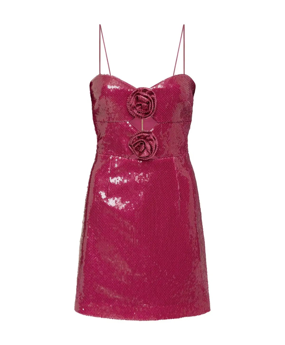Rebecca Vallance Courtney Mini Dress Magenta Size 8 photo 4