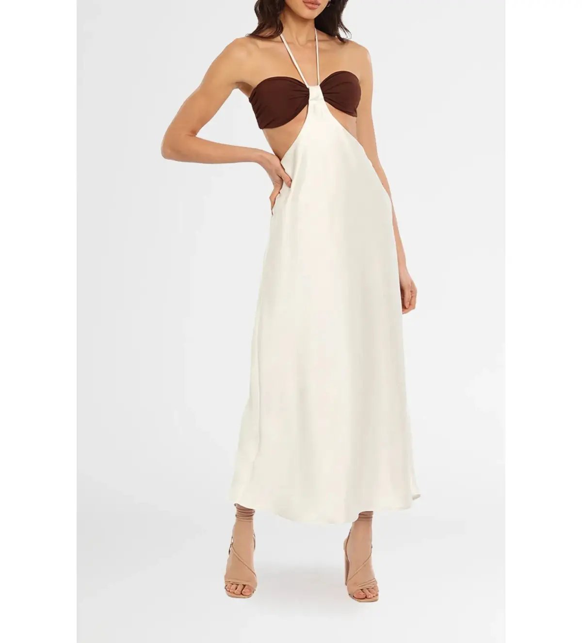 Bec And Bridge Nadia Cut Out Dress White Size 8 photo 2