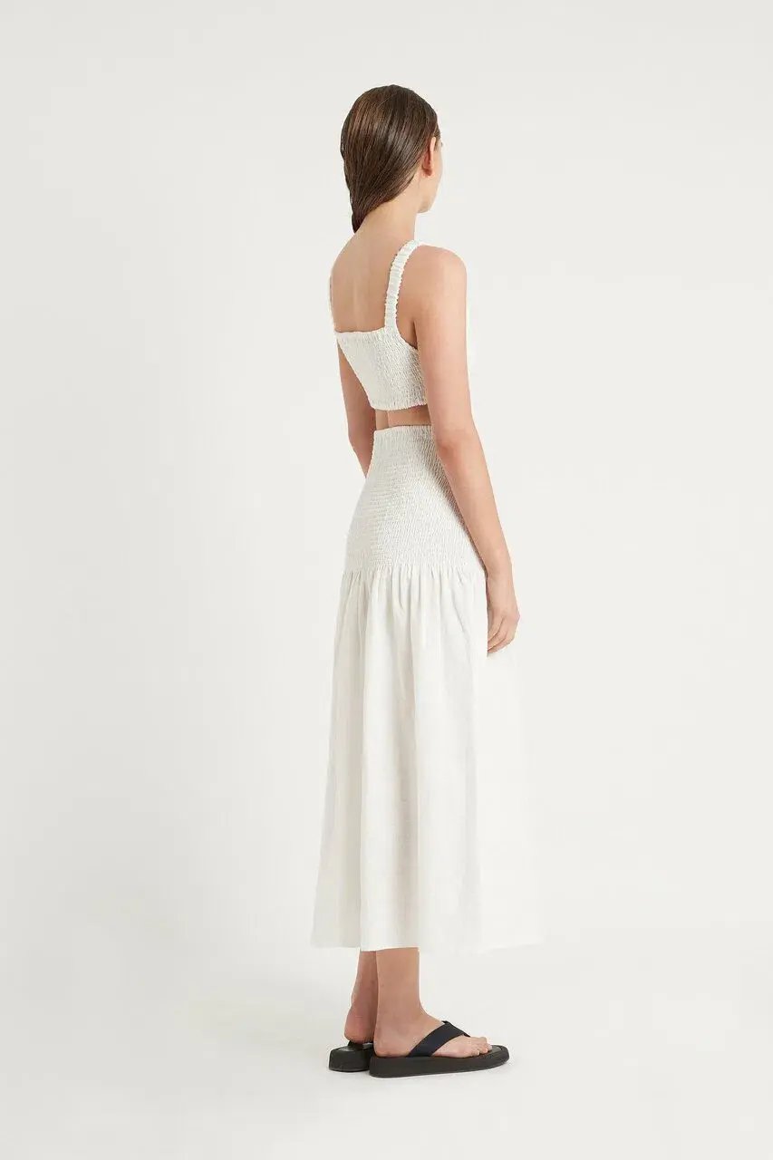 Sir the Label Madelyn Reversible Dress White Size 3 / AU 12 photo 4