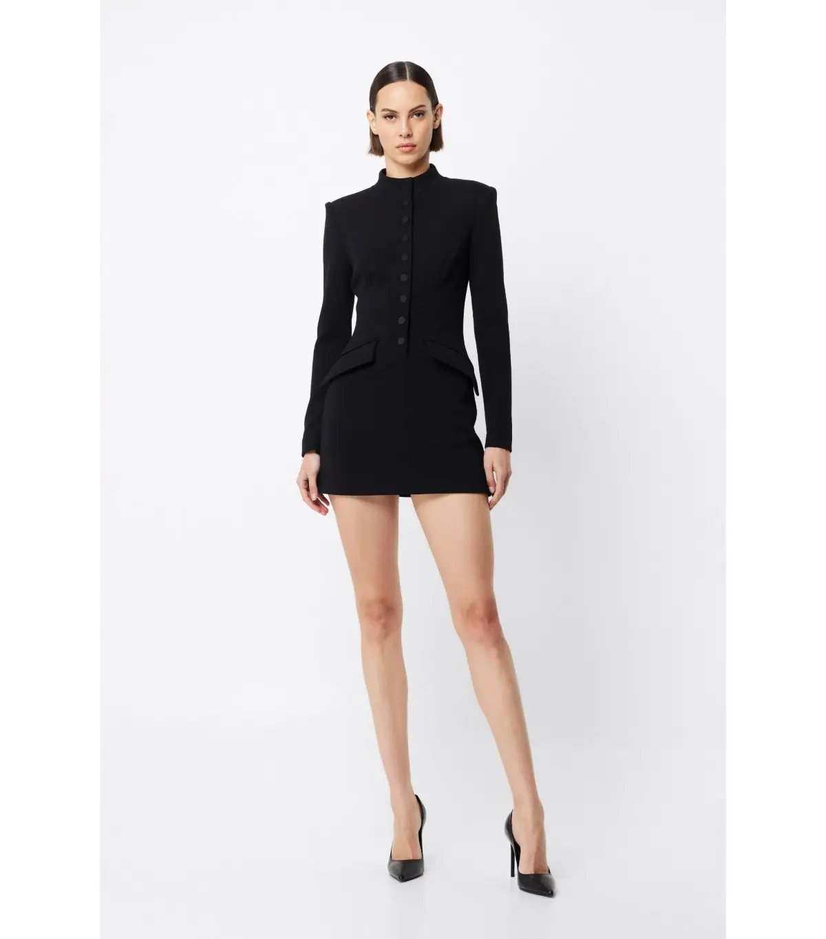 Mossman Network Mini Dress Black Size AU 12 photo 2