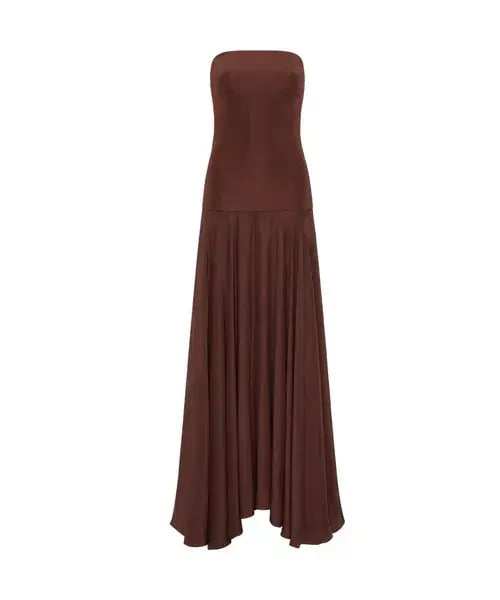 Esse Studios Illi Band Maxi Dress in Java Size 8 photo 3