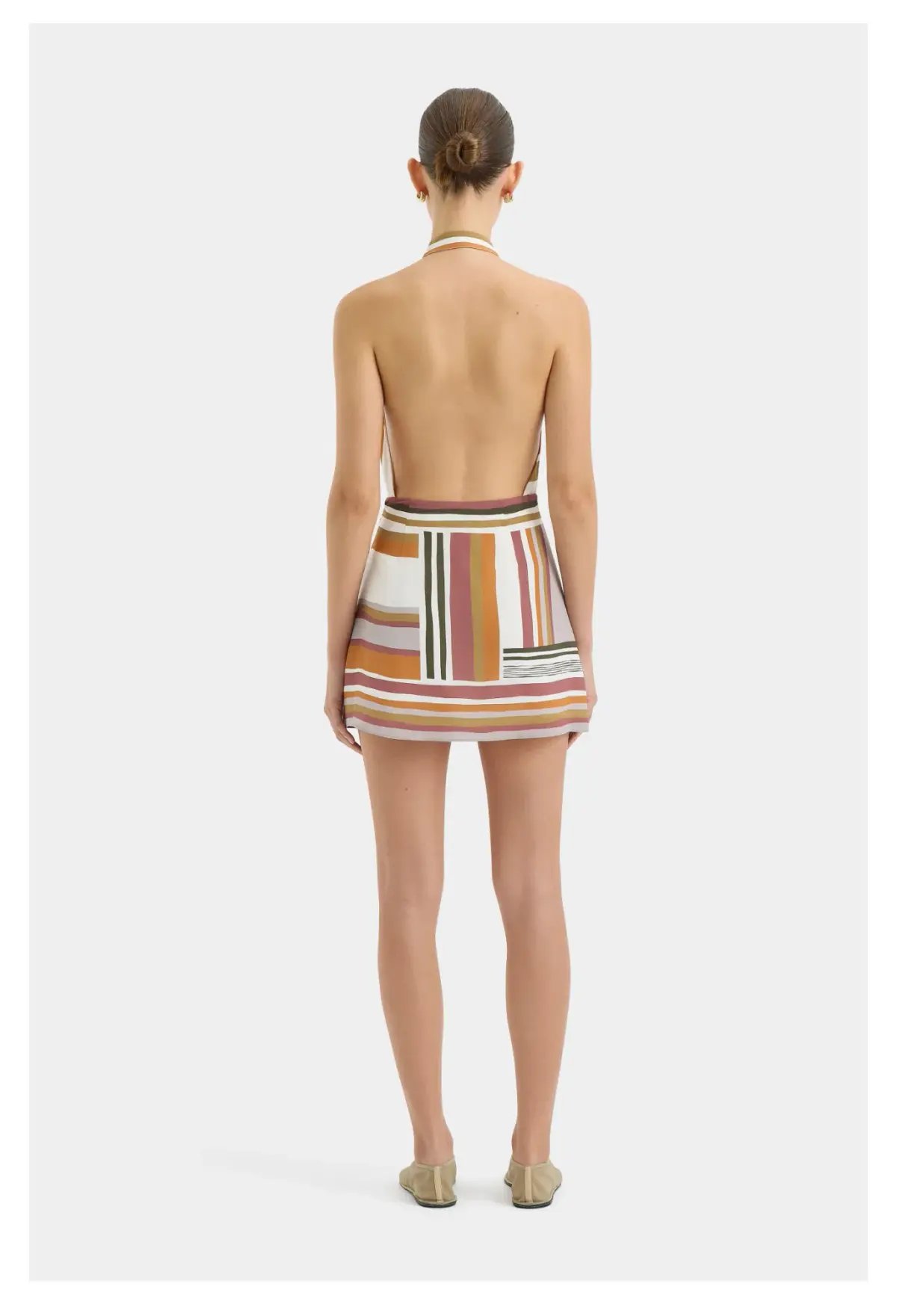 Sir the Label Caprera Wrap Halter Mini Dress Multi Size 2/ AU 10 photo 2