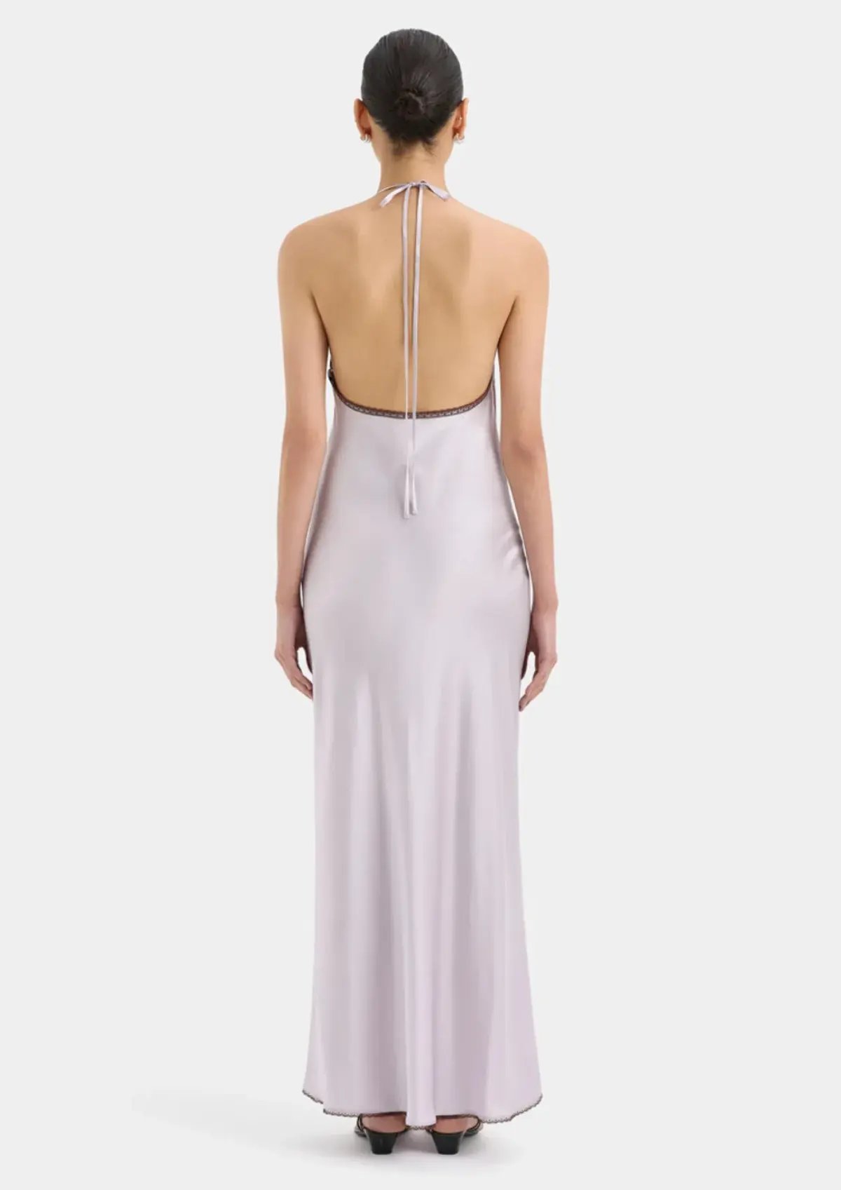 Sir The Label Aries Halter Dress Lilac Size 0/ AU 6 photo 3