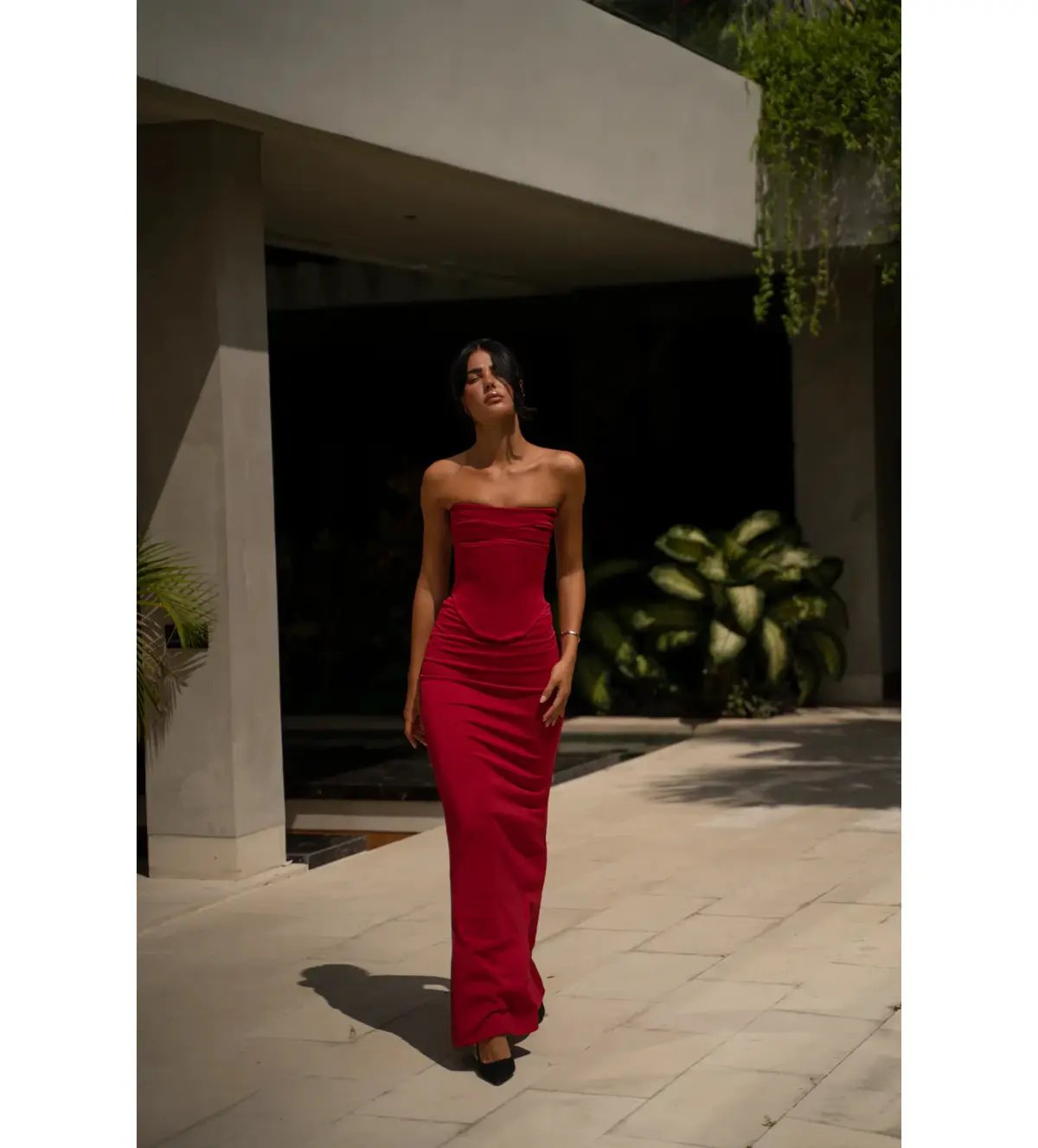 HNTR The Label Louie Gown Wine Size XS / AU 6 photo 5