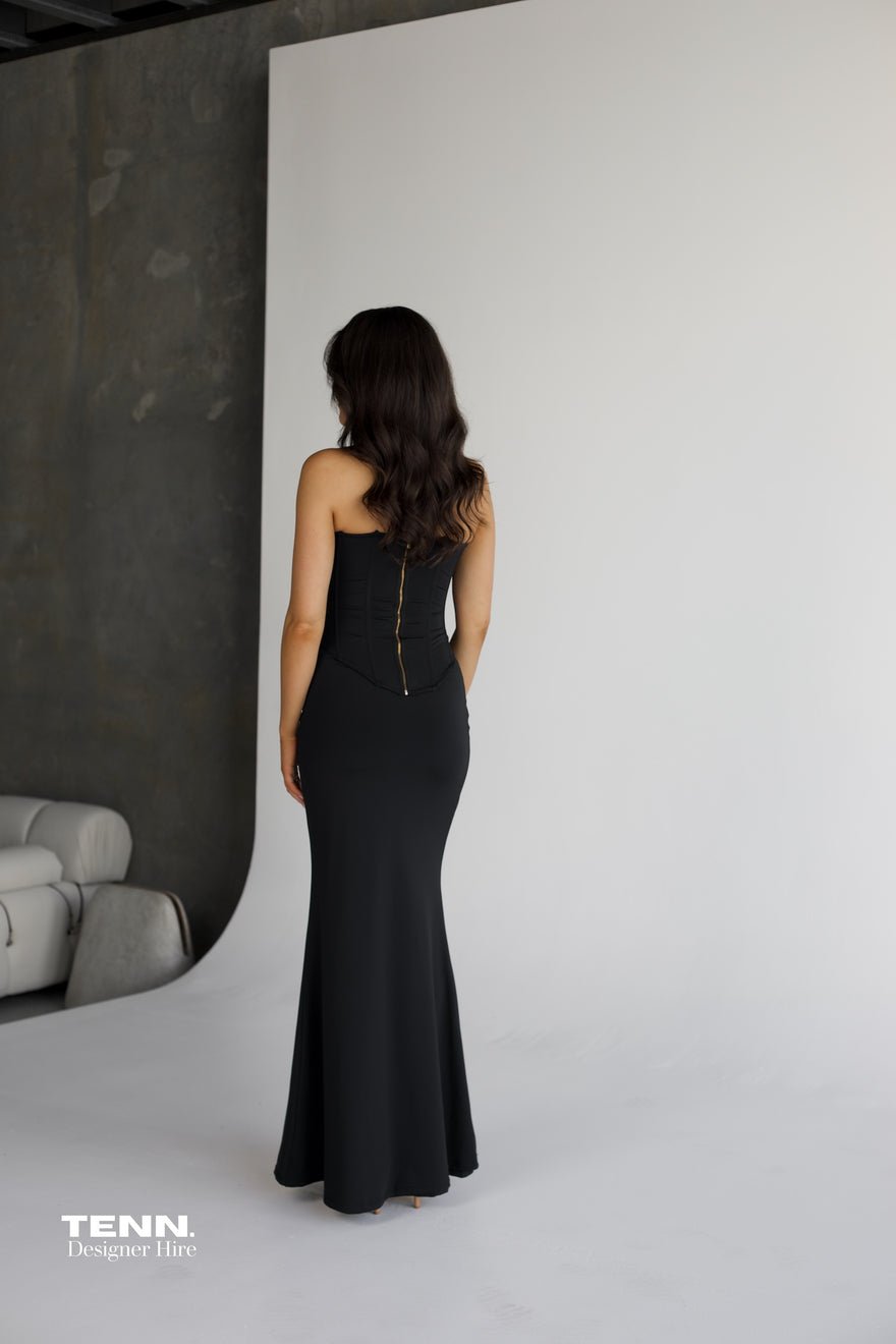 HNTR The Label Louie Gown - Black photo 2