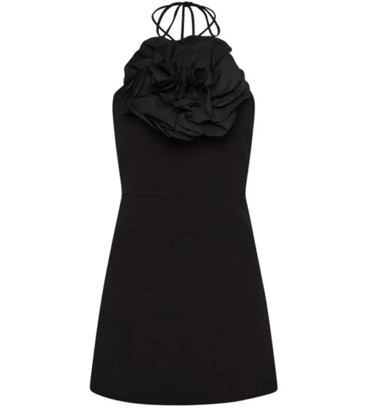 Rebecca Vallance Odetta Mini Halter Black Size 8 photo 5