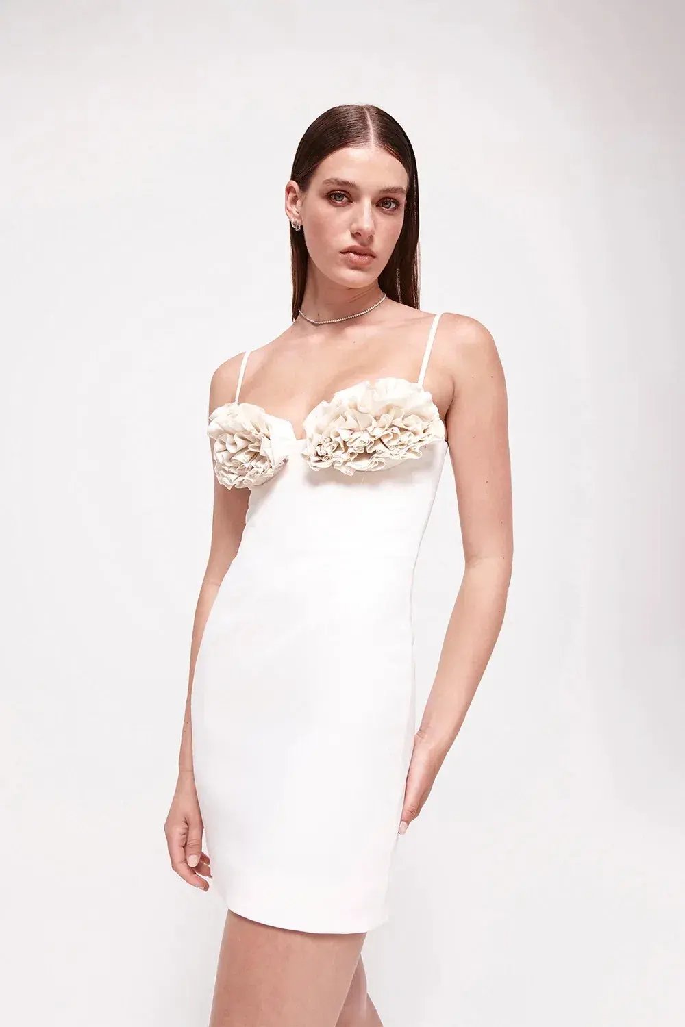 Rachel Gilbert Margot Mini Dress in Coconut Size 1 / AU 8 photo 2