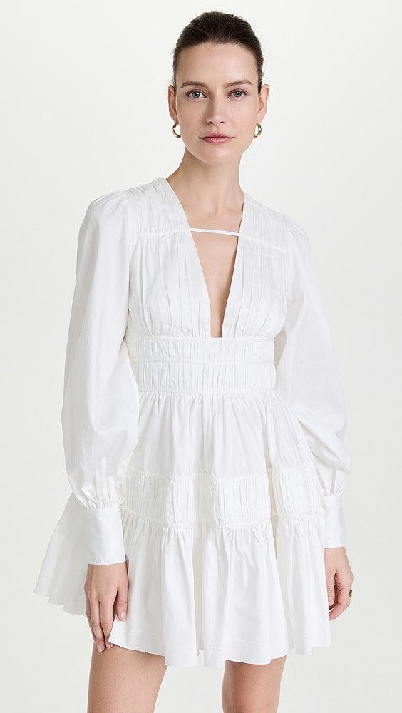 Aje Fallingwater Gathered Mini Dress photo 3