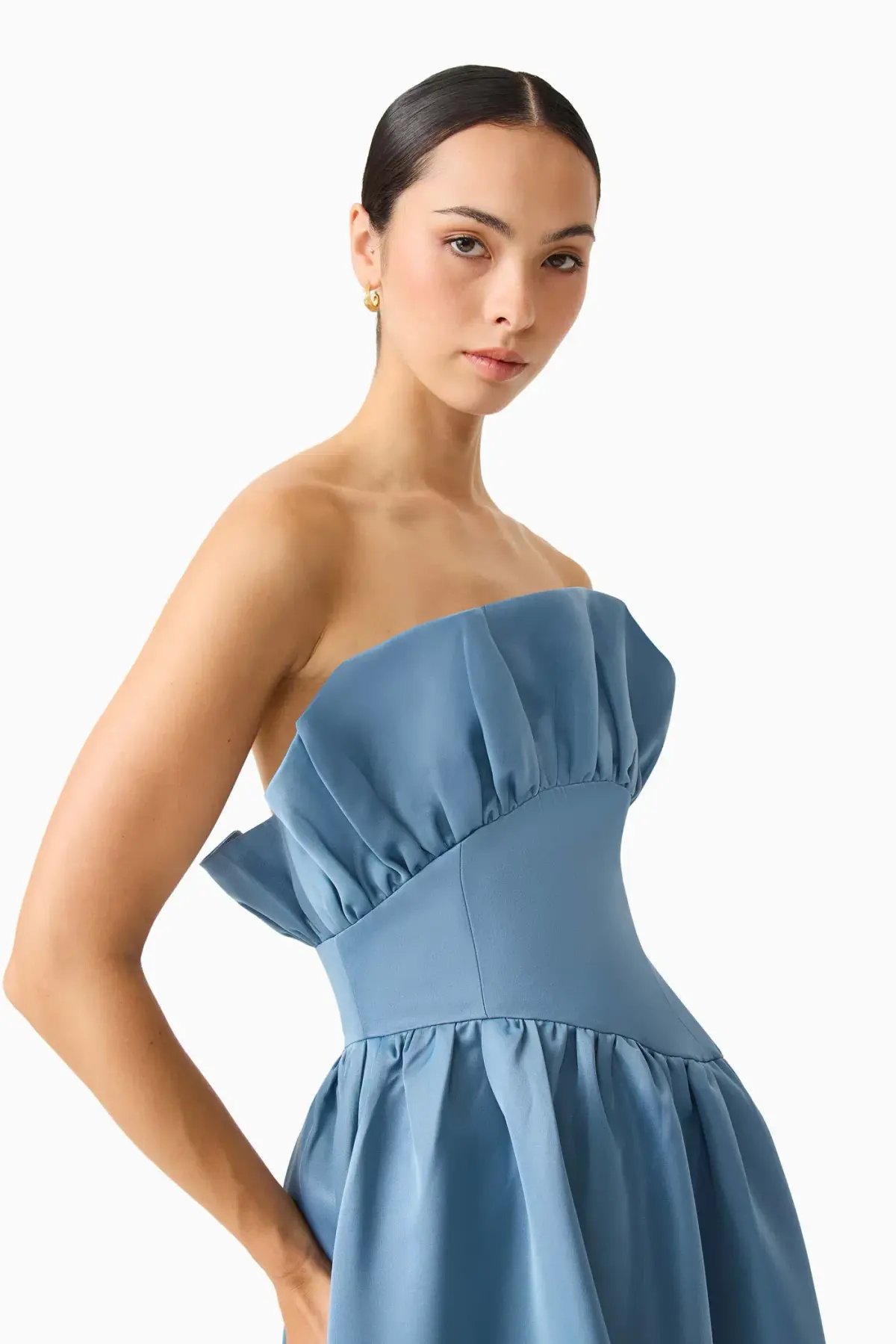 Elliatt Laurel sleeveless maxi dress in steel blue size M (10) photo 3