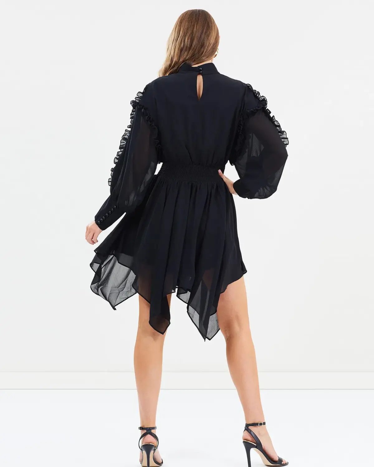 Mossman Nothing Ever Seen Before Dress Black Size AU 10 photo 4