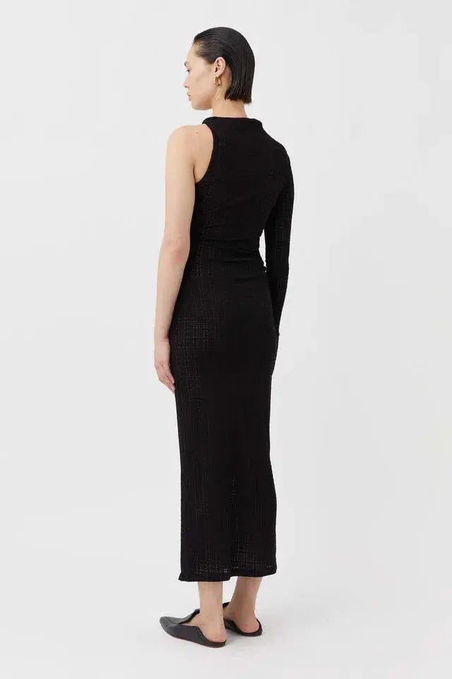 Camilla & Marc Cypress Midi Dress Black Size 10 photo 3