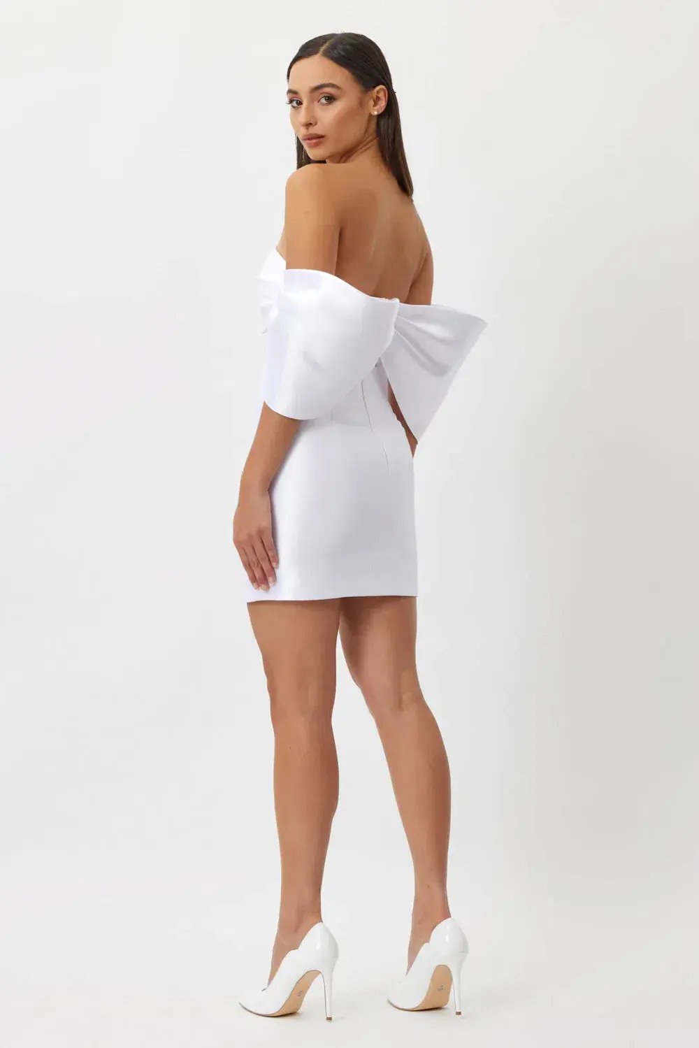 Bianca & Bridgett Eden Mini Dress White Size 16 photo 2