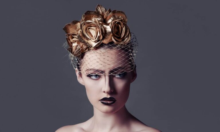 Heather McDowall Gold Roses headband photo 5