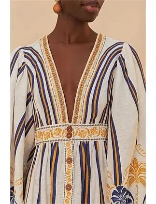 Farm Rio Pineapple Deco Maxi Dress Size 18/L photo 2