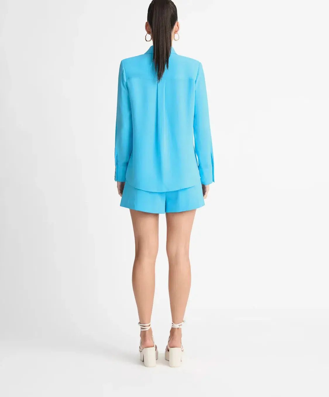 Sheike Republic Set Shirt & Shorts Set Blue Size 8 photo 3