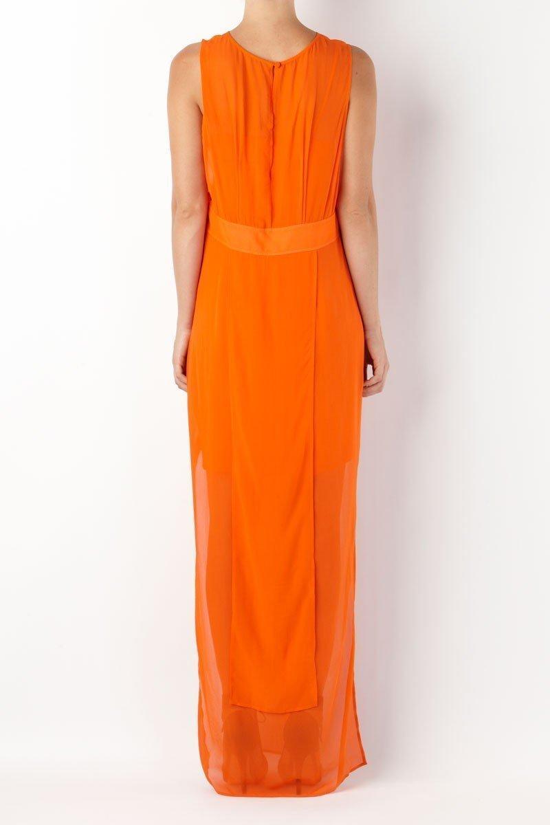 Sass and Bide Sheers Orange Silk Dress Size 10 photo 2