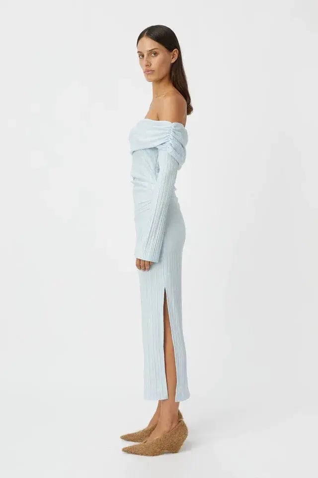 Camilla and Marc Shaw Midi Dress in Sky Blue Size 6 photo 2