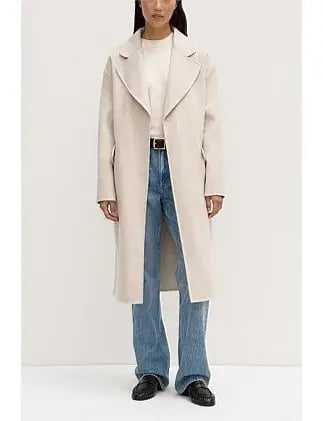 Assembly Label Sadie Single Breasted Wool Coat Oat Marle Size 10/M photo 7