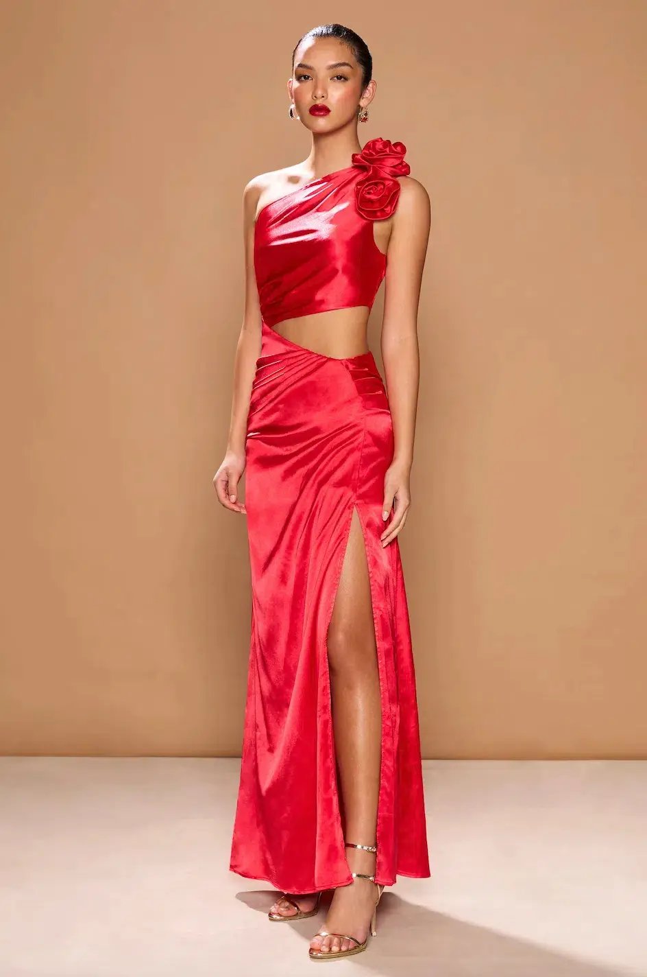 Sonya Moda Ravello Maxi Dress Red Size 8 photo 2