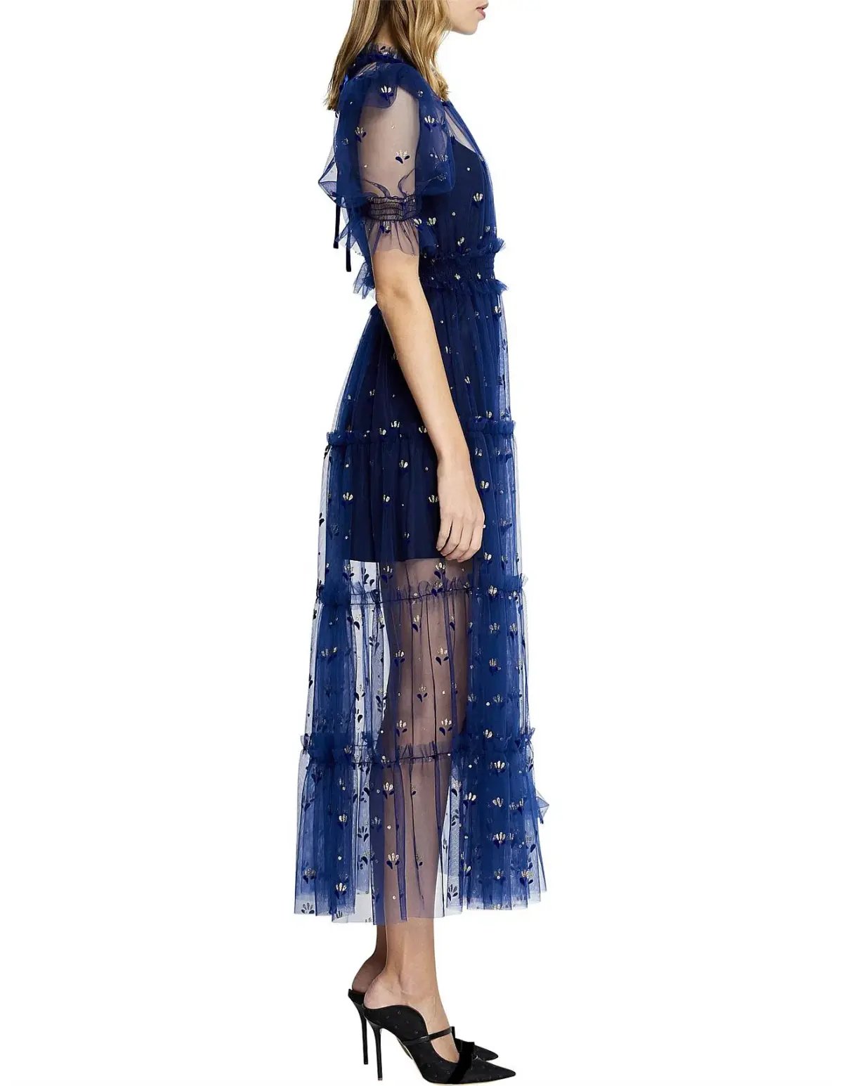 Alice McCall Cowboy Tears Midi Dress Blue Size 8 photo 4