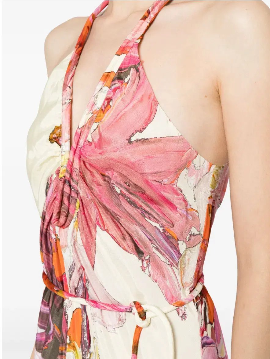 Manning Cartell Distorted Floral Dress Multi Size 4 photo 4