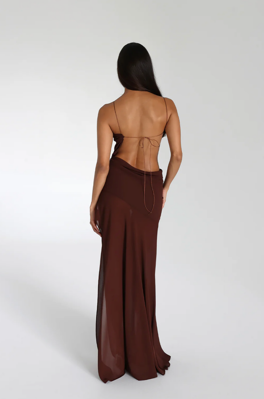 Natalie Rolt Dahlia Gown - Espresso photo 2