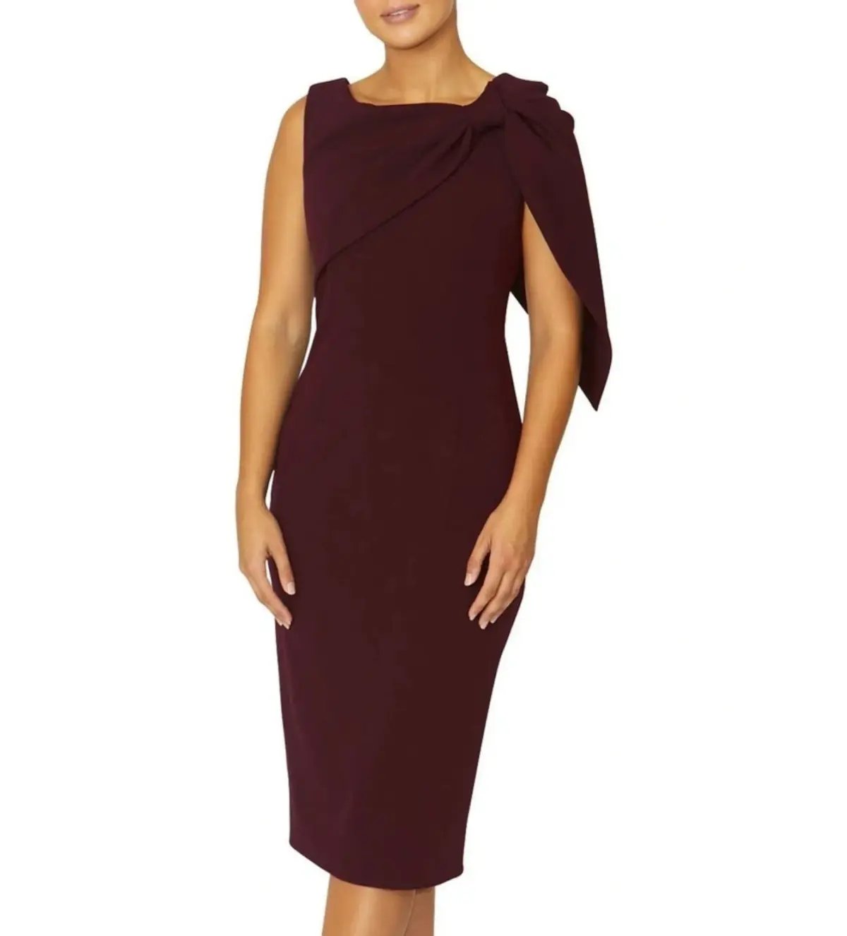 Anthea Crawford  Freya Merlot Dress  Wine Size 18 photo 2