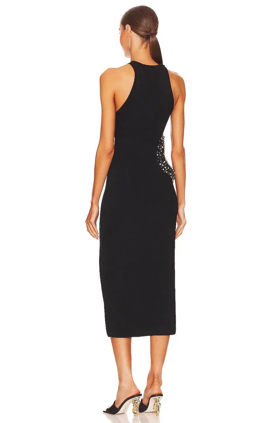 Cult Gaia Katina Midi Dress Black Size 8 photo 2