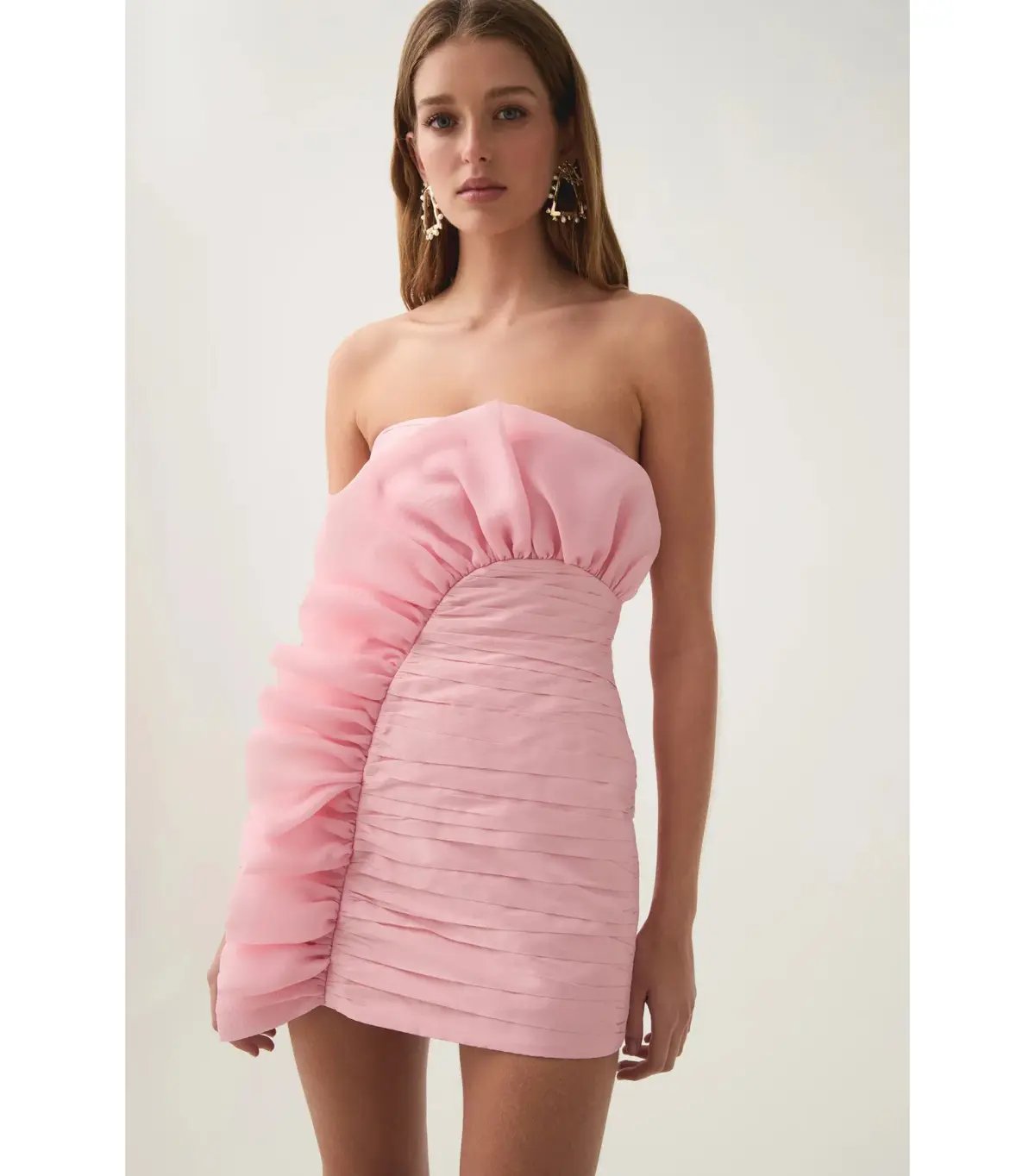 Aje Telma Mini Dress in Pink Quartz Size AU 12 photo 2