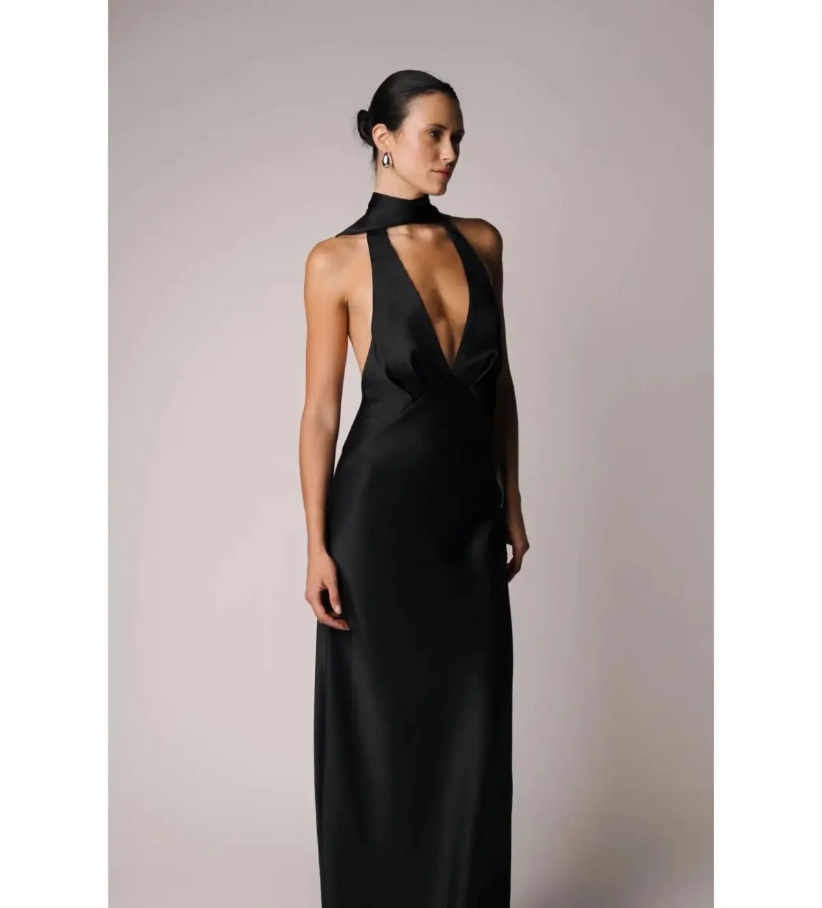 One Fell Swoop Cloe' Maxi Dress Obsidian Size AU 8 photo 4