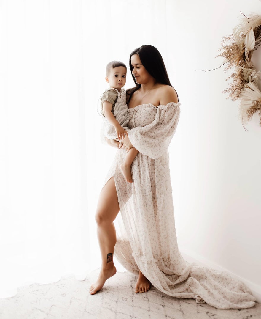 We Are Reclamation There Is Nothing Quite Like You Two Piece Floral Gown photo 4