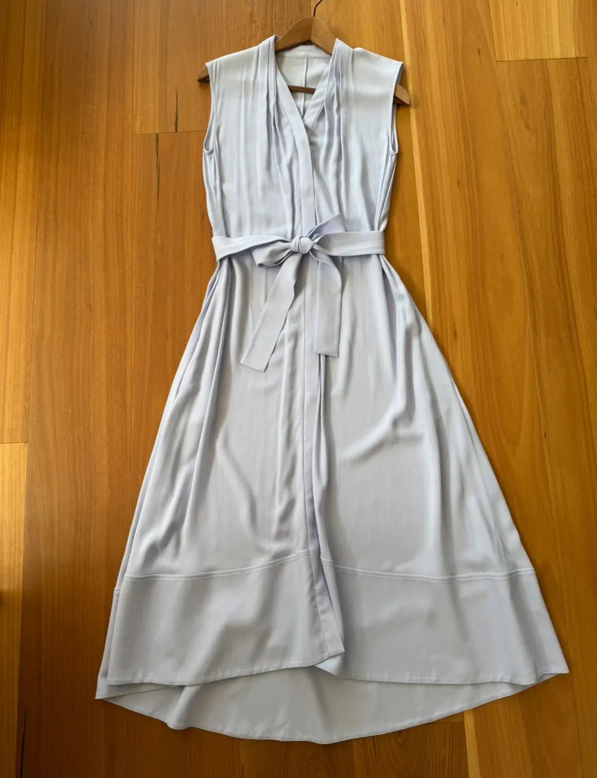 Another Tomorrow Shirtdress Purple Size 8 photo 3