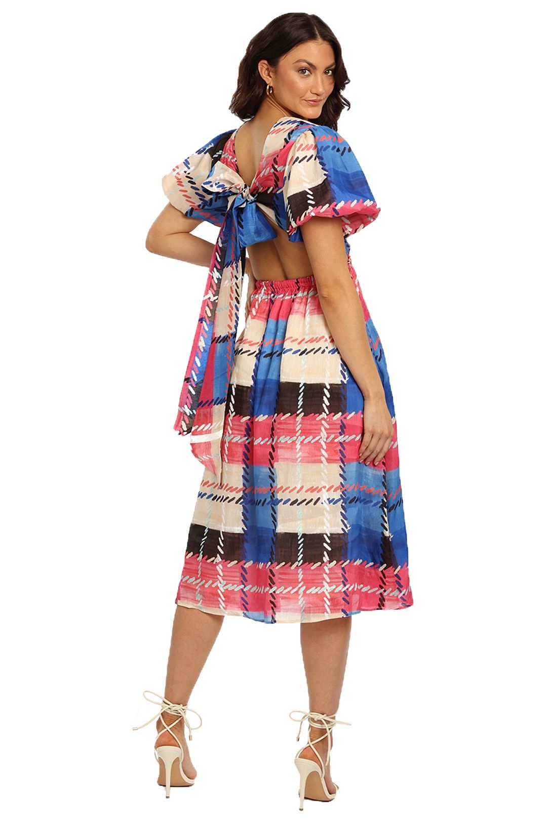 Freedom Madras Cut Out Dress photo 3