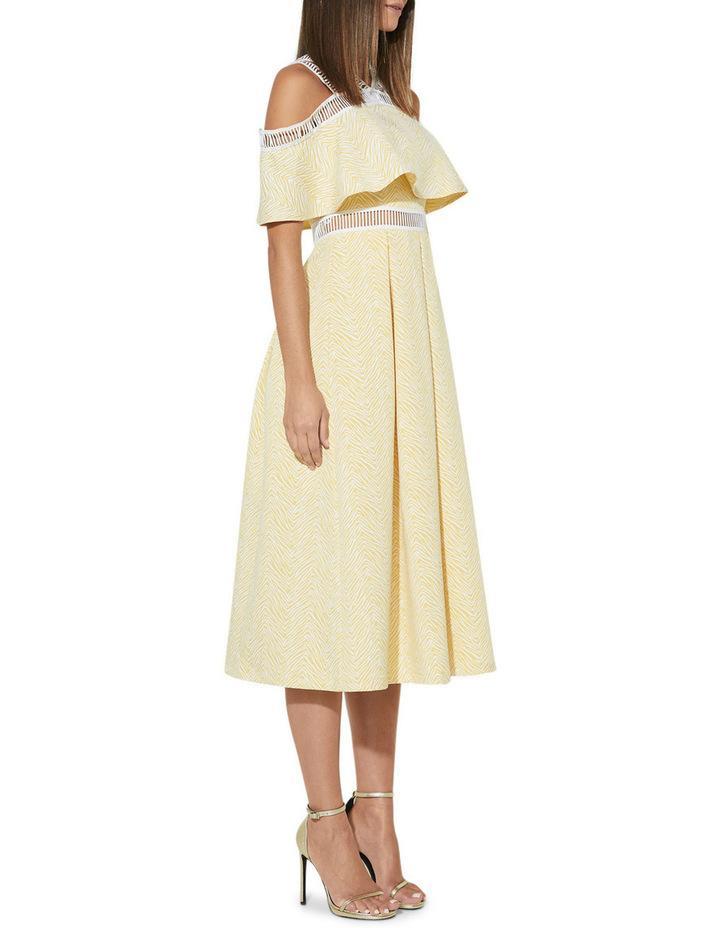 Mossman Along The Lines Dress Yellow Size 6 photo 3