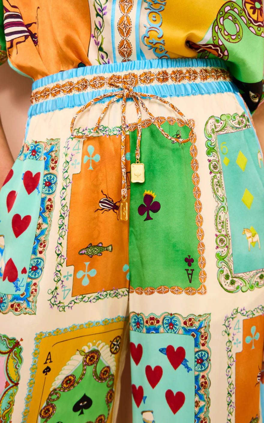 Alemais Rummy Silk Shirt And Pant Set photo 3