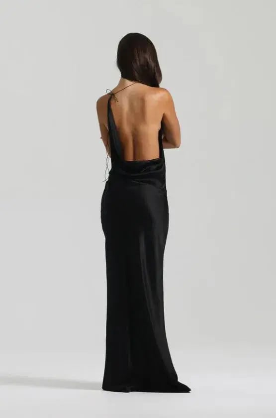Natalie Rolt Gabi Gown in Black Size 6 photo 3