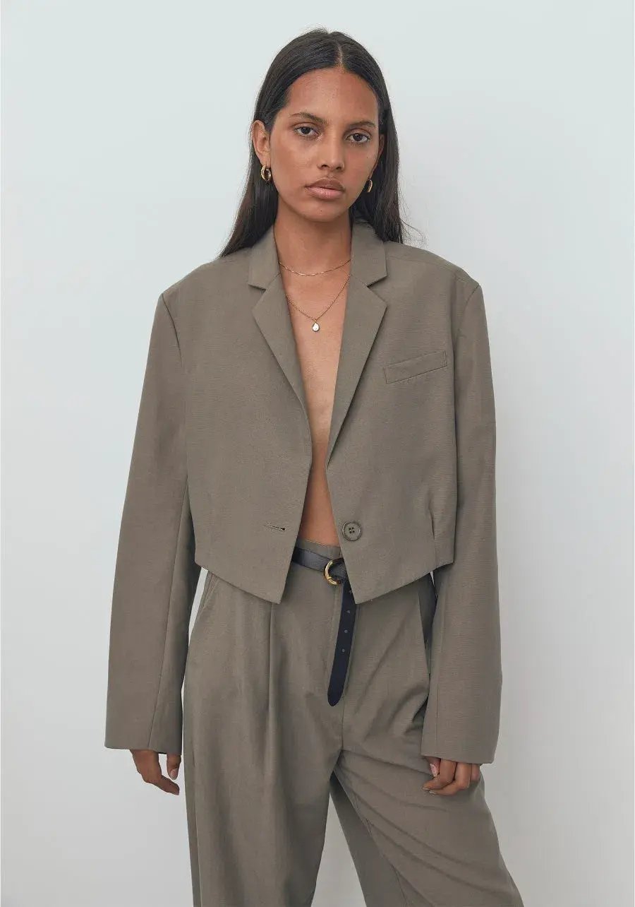 Viktoria & Woods Aerobic Blazer Grey Size 8 photo 2