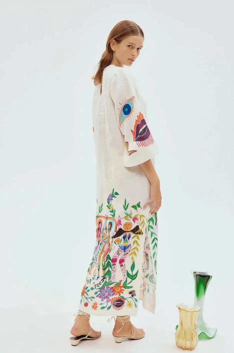 Alemais Meagan Midi Dress Multi Size 12 photo 4