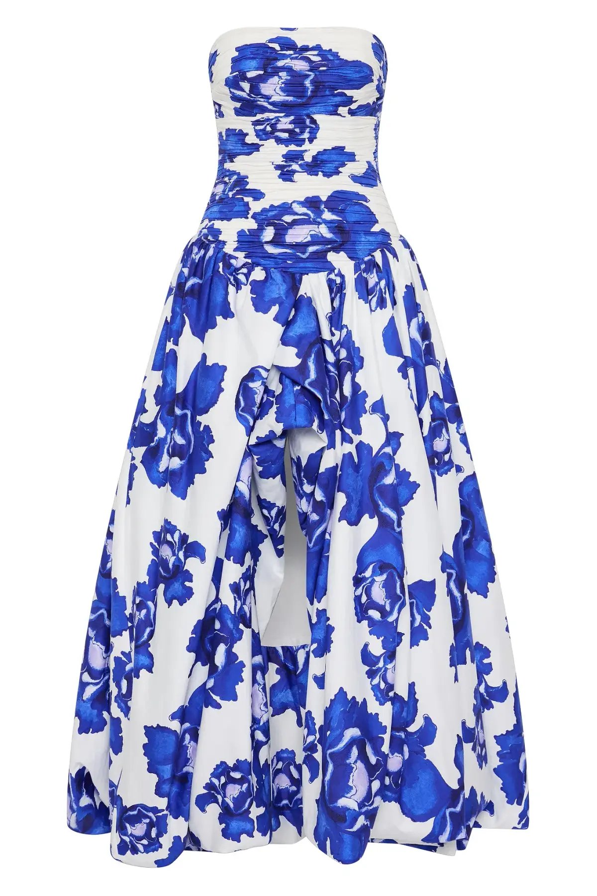 Aje Behold Maxi Dress in Boldly Blooming Cobalt Size AU 6 photo 3