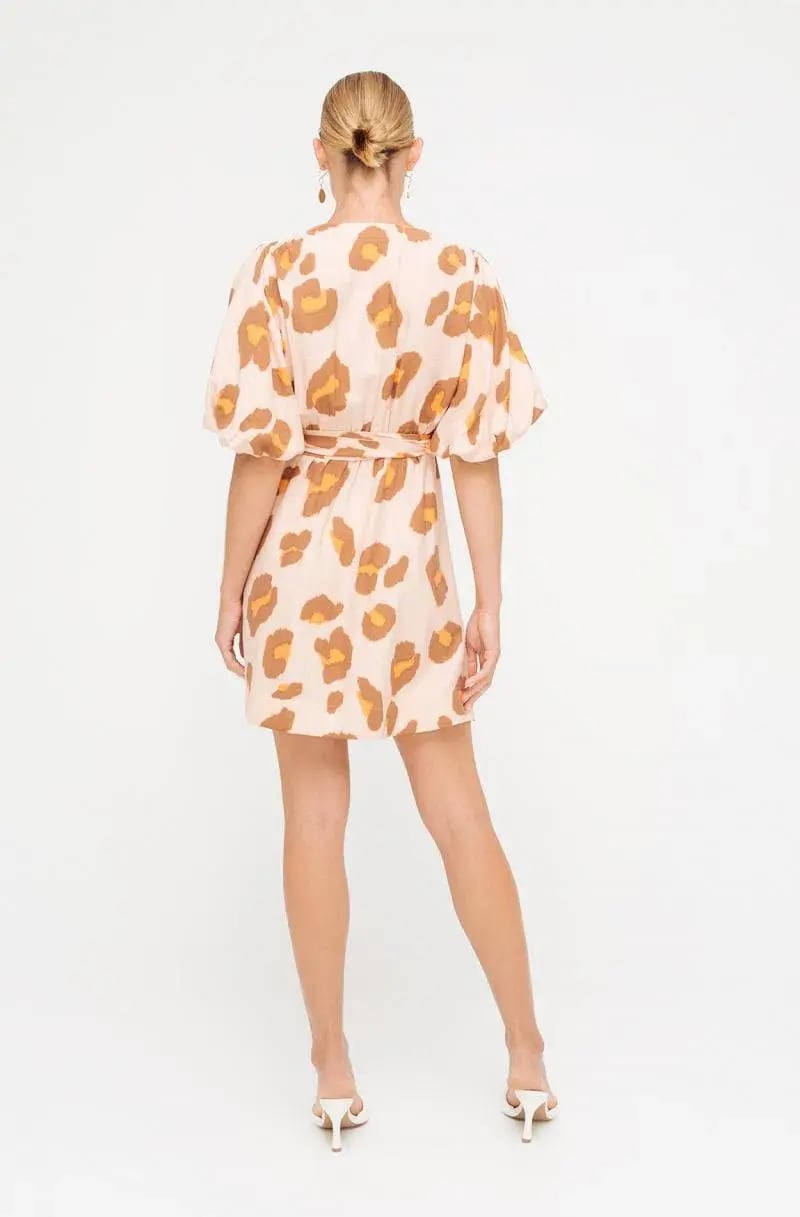 Sheike Copy Cat dress animal print Pink Size AU 8 photo 3