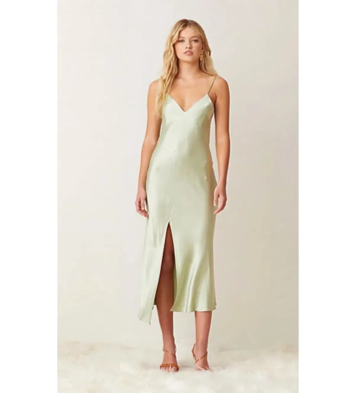 Bec & Bridge Crest Slip Midi Dress Peppermint Size 10 photo 2