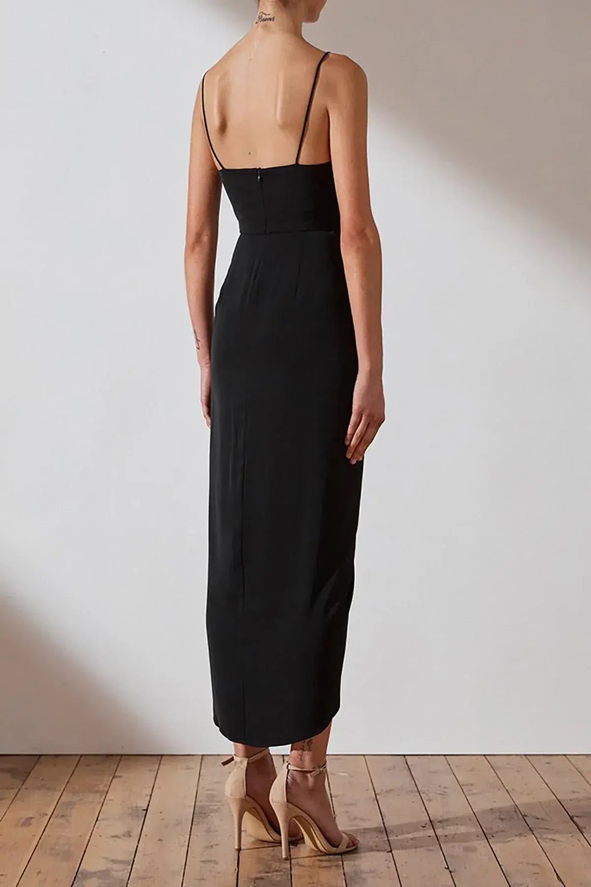 Shona Joy Dress Core Cocktail Dress Black Size 12 photo 3