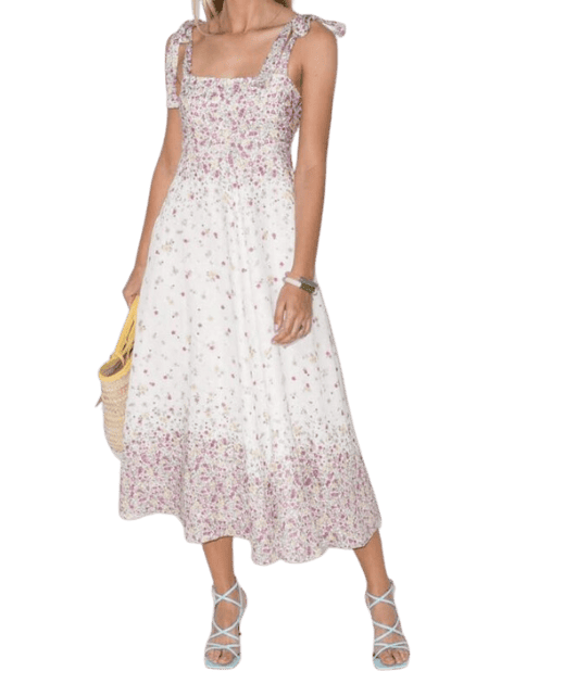 Zimmermann Carnaby Floral Linen Midi Dress photo 8