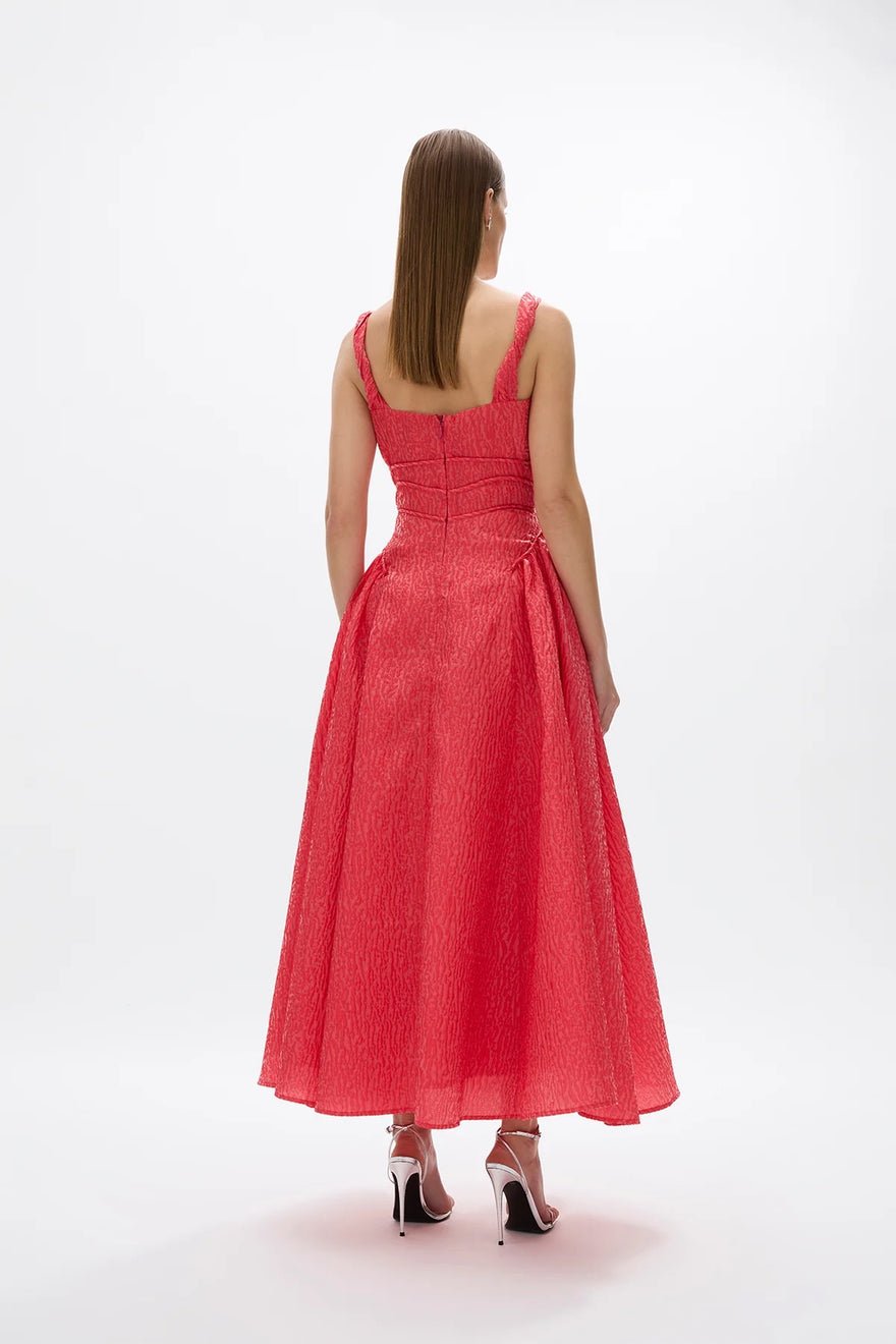 Rachel Gilbert Sophy Strap Dress - Watermelon photo 2
