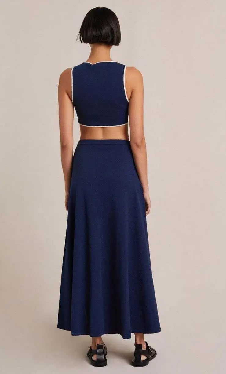 Bec & Bridge Enzo Knit Top & Skirt Set Blue Size 6 photo 3